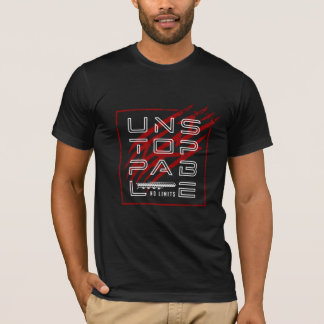 停止できないはっきりした- One-Word Power Statementデザイン Tシャツ