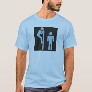 停止のPeeperの詮策好きの公衆の化粧室に Tシャツ