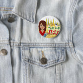 停止イタリア次のボタン 缶バッジ (インサイチュ)