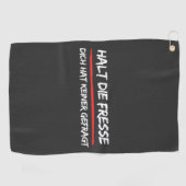 停止ダイフレッセディハイハットキーナーゲフラグツルスティージ ゴルフタオル (横)