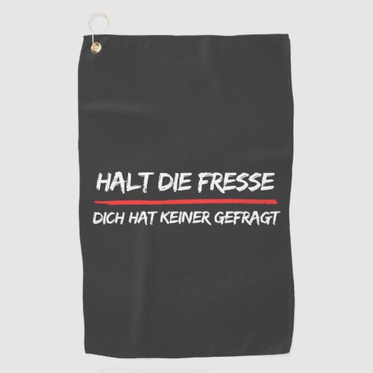 停止ダイフレッセディハイハットキーナーゲフラグツルスティージ ゴルフタオル (正面)