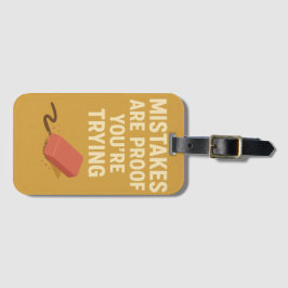 停止不可能なドライブ ラゲッジタグ