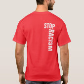 停止人種的優越感 Tシャツ (裏面)