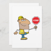 停止印を持つ人 招待状 (正面/裏面)