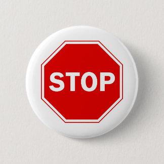 停止印 缶バッジ
