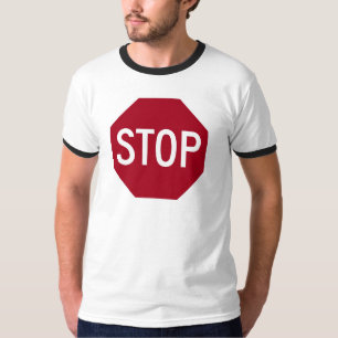 停止印 Tシャツ