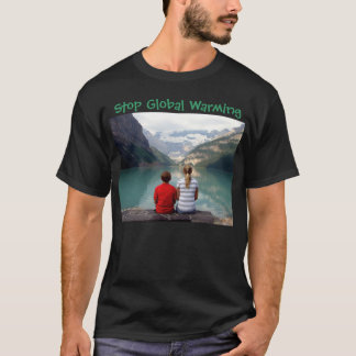 停止地球温暖化 Tシャツ