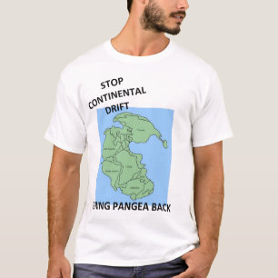 停止大陸移動説 Tシャツ
