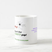 停止射撃、発砲! 私はですちょうどSECURI… -カスタマイズ コーヒーマグカップ (中央)