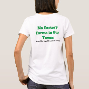 停止工場農業 Tシャツ