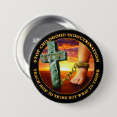 停止幼年期の教化 缶バッジ (正面&裏面)