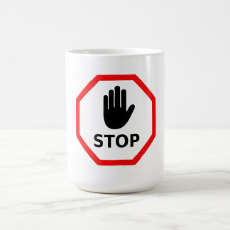 停止標識 コーヒーマグカップ