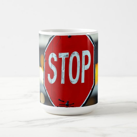 停止標識 コーヒーマグカップ (中央)