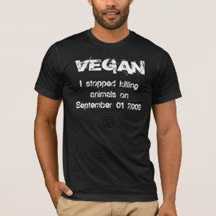 Ⓥ 停止殺害動物 Tシャツ
