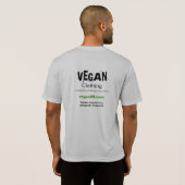 停止殺害動物 Tシャツ (裏面フル)