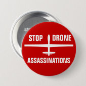 停止無人機の暗殺ボタン 缶バッジ (正面&裏面)