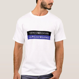停止警察による残酷な行為 Tシャツ