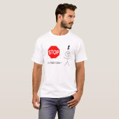 停止! あなたは残りの下で! 音楽残り Tシャツ (正面フル)