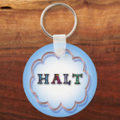 停止 キーホルダー (正面)