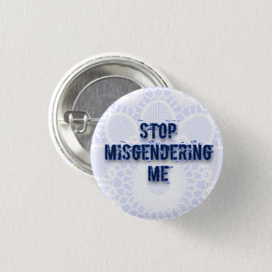 停止 缶バッジ (正面&裏面)