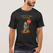 "停止" (2) Tシャツ (正面)