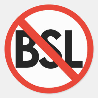 停止BSL! アンチBSLの小さいステッカー ラウンドシール