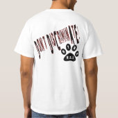 -停止BSL Tシャツを区別しないで下さい Tシャツ (裏面)