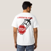 停止ChemtrailsのTシャツ Tシャツ (裏面フル)