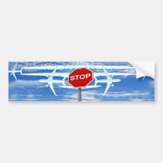 停止Chemtrails バンパーステッカー