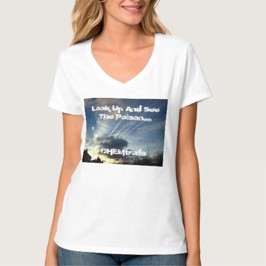 停止CHEMtrails Tシャツ (正面)