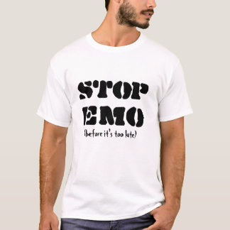 停止EMO Tシャツ