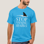 停止FINNING鮫 Tシャツ (正面)
