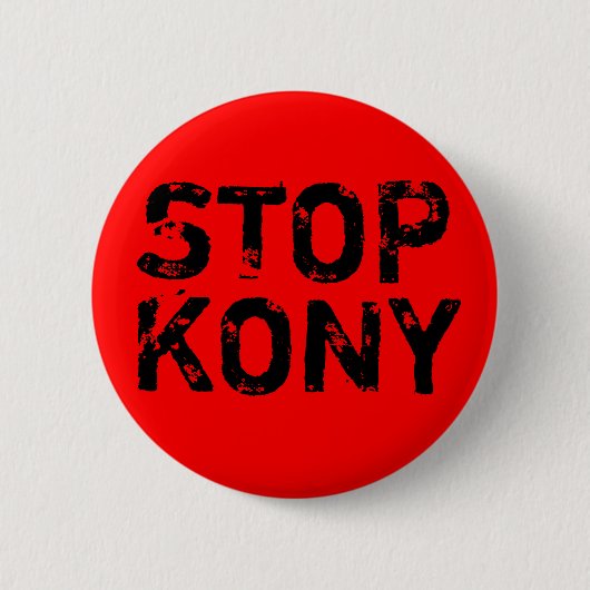 停止Kony 缶バッジ (正面)
