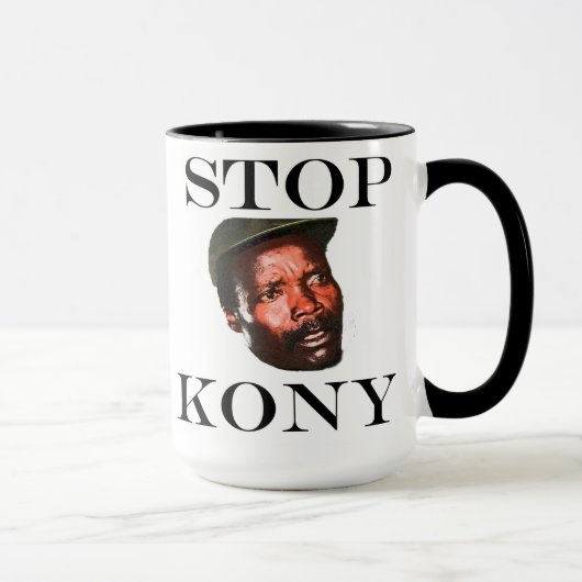 停止KONY 2012マグ マグカップ (右)