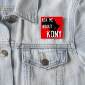 停止Kony 2012年 缶バッジ (インサイチュ)