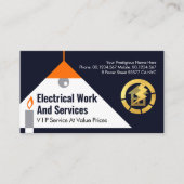 停電の電球 名刺 (正面)