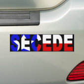 停電テキサス州はバンパーステッカーを脱退させます バンパーステッカー (車上)