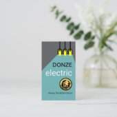 停電時のダウンライト輝くデザイン 名刺 (スタンド正面)