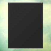 停電 |ブラックダーク無地のブロックアウトプライバシー ウィンドウサイン (シート3)