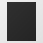 停電 |ブラックダーク無地のブロックアウトプライバシー ウィンドウサイン (シート)