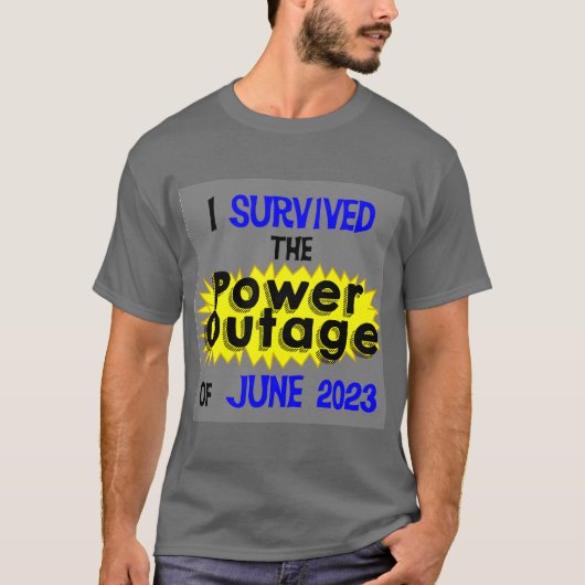 停電 Tシャツ (正面)