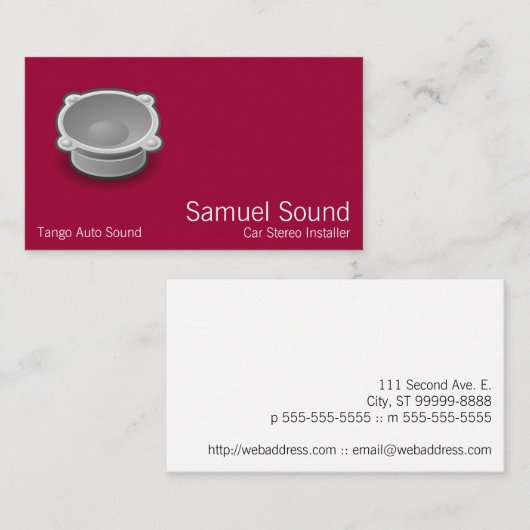 健全なアイコン 名刺 (正面/裏面)