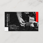健全なスタジオの生きているギタリストエンジニア 名刺 (正面)