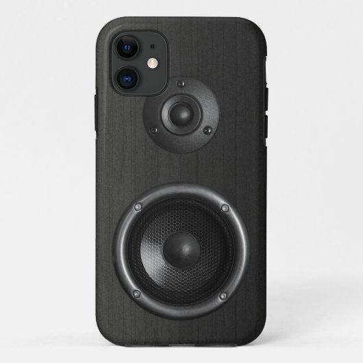 健全なスピーカーのおもしろいな音楽 Case-Mate iPhoneケース (裏面)