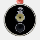 健全なスピーカーのクリスマスのオーナメント メタルオーナメント (正面)