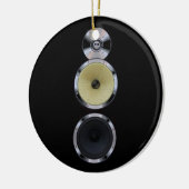 健全なスピーカーのクリスマスのオーナメント メタルオーナメント (左)