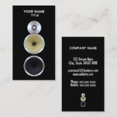 健全なスピーカーエンジニアの名刺 名刺 (正面/裏面)