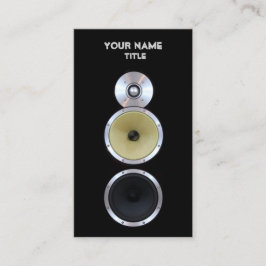 健全なスピーカーエンジニアの名刺 名刺