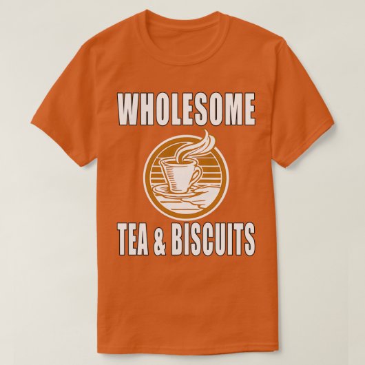 健全なティーアンプビスケット Tシャツ (デザイン正面)
