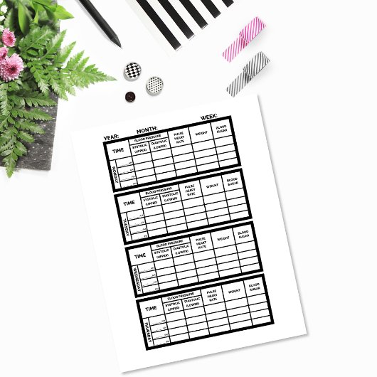 健全なハートジャーナル紙ページ2テンプレート